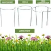 Suporte Transfronteiriço para Plantas de Jardim Suporte de Treliça para Plantas Suporte para Vasos de Flores Suporte de Metal em Forma de Coração de Flor Haste de Fixação para Jardinagem de Ferro Forjado