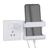 Soporte de Carga para Teléfono Móvil, Tipo Adhesivo de Mesita de Noche Montado en Pared, Soporte de Almacenamiento en Pared para Baño Cocina, Instalación sin Taladro