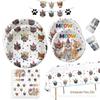 Artigos para Festa de Aniversário de Gato Festa Temática de Gato Utensílios de Mesa Suit Bandeja de Papel Guardanapo de Papel Toalha Decorações de Festa de Gato