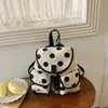 Exquisito y Moderno Mochila de Mujer de Nicho Modelo Nuevo 2026 Mochila Versátil de Lunares para Viajes y Uso Diario