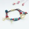 Jingdezhen Joyería Pulsera de Cerámica al por Mayor Nueva Pulsera China de Cuentas Femenina Nicho Sentido de Alta Gama No se Desvanece Cuerda de Mano