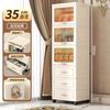 Gabinete de almacenamiento abatible ancho 35-45-55 para el hogar, sala de estar, alacena para refrigerios, estante de almacenamiento con cajones para cocina