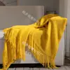 Manta de Ar Condicionado, Manta Decorativa para Homestay Estilo Minimalista Transfronteiriço, Manta de Sesta, Manta de Sofá, Manta Cobertura de Sofá, Atacado