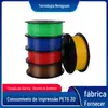 Consumíveis de impressão 3D Consumíveis PETG consumíveis de impressão Consumíveis de impressora 3D 1KG fabricantes Bandeja de papel de seda de impressão 3D