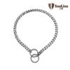 Corrente plana p Corrente Coleira para animais de estimação Anel de pescoço Corrente decorativa Corrente de treinamento para cães de competição Teddy VIP