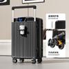 Mala Trolley Larga 2025 para Mulheres com Rodas Silenciosas com Freio, Mala de Viagem de Bordo de Grande Capacidade com Senha para Homens, Mala com Carregamento USB