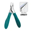 Cortauñas Oblicuo para Pedicura Ultraafilado Transfronterizo Acero Inoxidable Pinzas Convenientes de Pico de Águila Tijeras para Cutícula de Manicura