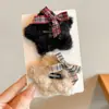Presilhas de Cabelo Estrela de Pelúcia para Meninas, Presilhas Fofas para Mechas Laterais, Acessórios de Cabelo, Grampos para Meninas Pequenas, Novo Modelo 2025