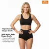 Pantalones de Comercio Exterior Transfronterizos Sin Costuras de Cintura Alta Control de Abdomen Pantalones Moldeadores Postparto Tallas Grandes Adelgazantes Levanta Glúteos Pantalones Estampados