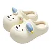 Pantuflas de algodón impermeables para mujer, nuevo estilo otoño/invierno 2026, forradas de felpa, suela gruesa, antideslizantes, para uso en casa, a juego para niños y padres-hijos, pantuflas al por mayor para hombre