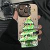 Árbol de Navidad Estilo Ins Adecuado para Funda de Teléfono iPhone 17 Plus, Apple 16, Estilo Europeo y Americano, 15 Pro, Genial, Nicho, 14, 13
