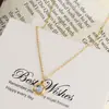 Collar de Acero Titanio con Piedra Estrellada de Lujo Ligero Japonés y Coreano para Mujer, Elegante y Único, Cadena para Clavícula de Acero Inoxidable de Gama Alta de Nicho
