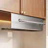 Portarrollos de Papel de Cocina sin Taladro Colgante para Armario Tira Extraíble para Rollos de Papel Persona Perezosa Toallitas Almacenamiento de Film Transparente