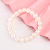 Pulsera de Perlas de Agua Dulce Rara y Única para Mujer, Estilo Coreano y Japonés, Diseño Simple, Perlas Naturales Blancas