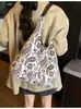 Bolso Grande de Estampado de Leopardo Transfronterizo para Mujer 2026 Nuevo Moda Otoño e Invierno Bolso de Hombro Retro Bolso Tote para Estudiante y Viajero