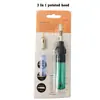 Soldador de gas portátil herramienta de reparación de soldadura para el hogar tipo bolígrafo soldador de gas accesorios para punta de soldador de gas soplete de soldadura