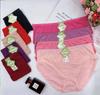 Ropa interior de algodón para mujer Yafei Ruo, de talla grande, de color sólido, para mujeres de mediana edad y mayores, ropa interior de cintura media para mujer, comercio exterior transfronterizo