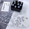 Red de Internet Nuevo Imitación Cristal Mabei Brillante Parpadeante Orquídea Serie Degradado Material DIY Hecho a Mano Nuevos Accesorios