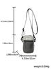 Bolso de hombro de moda, bolso de nailon para hombre, bolso cruzado de marca de moda, estilo coreano, bolso para teléfono móvil de mujer, bolso pequeño Dopamine para chicas, nuevo
