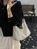 Bolso Tote de Tejido de Moda de Gran Capacidad Estilo Perezoso para el Trabajo y el Viaje 2025 Nuevo Bolso Grande Versátil de Moda
