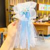 Adornos para el cabello congelados lazo niña tou Super hadas clip para tarjeta niños lindo flor para la cabeza niña amor SA accesorios para el cabello