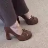 Sapatos de Salto Alto, Femininos e de Luxo, Novo Estilo 2025, Não Cansam os Pés, Sapatilhas Primavera & Outono, Design Feminino, Elegante de Nicho, Senhoras