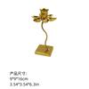 Selección transfronteriza de candelabro de metal nuevo, mesa de aromaterapia para dormitorio de cristal, accesorios para fotografía, adornos artesanales, accesorios, venta al por mayor de fábrica