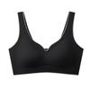 Roupa íntima esportiva sem costura de látex tailandês para mulheres, linda parte de trás, sem aro, levanta bumbum, sutiã de dormir, tamanho grande