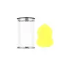Cilindro de Aluminio Antióxido Caja de Boca de Caballo Gota de Agua Calabaza Corte Diagonal Esponja para Polvos de Maquillaje Huevo de Belleza No Látex Húmedo y Seco