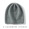 Gorro de Punto de Cachemira para Mujer 100% Cachemira Pura Gorro de Otoño e Invierno Nuevo Cálido y Versátil Gorro para Exteriores Ciclismo Gorro para el Frío