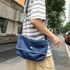 Bolso bandolera para hombre de mezclilla con textura retro, bolso pequeño portátil moderno 2025 nuevo, casual versátil, para teléfono móvil, bolso de hombro para mujer