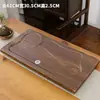 *Bandeja de té de madera maciza, bandeja de té para el hogar, juego de té tipo drenaje, mesa de té, bandeja de té, posavasos de té, venta al por mayor pequeña