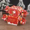 Caixa de Embalagem de Maçã de Natal, Caixa de Embalagem de Fruta da Paz, Decoração de Feriado de Véspera de Natal, Caixa de Presente Criativa, Caixa de Presente