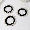 Corea del Sur uña perla banda para el cabello sin costuras cuerda de pelo elástica alta temperamento simple cuerda para la cabeza cola de caballo accesorios para el cabello banda de goma tocado