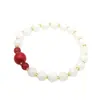 Pulsera de Jade Blanco Oscuro Amor Jade Imitación Jingji Ganso Pulsera de Jade Temperamento Casual Pulsera Dulce de Jade Pulsera de Bienestar Transmisión en Vivo
