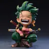 Al por mayor Figura de Luffy, Zoro, Sanji en versión Q sentado de una pieza Modelos de Juguetes de Moda Decoración de Coche