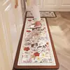Alfombrilla de Piso de Tierra de Diatomeas Estilo Americano de Gama Alta Retro para Cocina, Alfombrilla Antideslizante Absorbente de Agua de Secado Rápido para el Hogar, Alfombra Resistente al Desgaste y a la Suciedad