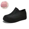 Aumentador de altura oculto Moda Botas de lluvia para mujer Zapatos impermeables Botas de lluvia antideslizantes Caña corta Slip-on Nuevo estilo coreano Resistente al desgaste Comercio transfronterizo