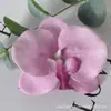 Pétalas de cabeça de flor phalaenopsis de filme artificial acessórios de flor artificial adorno de cabeça grampo de cabelo diy feito à mão decoração de casamento