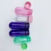 Botella invertida de pastillas para enjuague bucal de 30 ml/50 ml, botella de plástico PET para pastillas de limpieza bucal, botella dispensadora de pastillas tipo cápsula