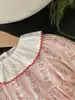 Conjuntos de Hermana Estilo Coreano Jennybebe para Bebés y Niños Pequeños, Mameluco Dulce con Cuello para Bebés Niñas, Vestido Floral con Mangas Largas