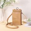 Bolsa Transfronteriza para Teléfono Móvil para Mujer, Bolso Cruzado, Bolso de Mano Mini Estilo Nuevo con Patrón de Piedra, Estuche para Teléfono de Diseño de Nicho de Moda, Cruzado