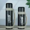 Tetera Térmica de Gran Capacidad 1200ml Taza Térmica Hervidor de Agua Portátil para Exteriores Botella Térmica de Acero Inoxidable 304 Botella para Hervir Agua