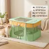 Cama de maternidade para gatas, adequada para todas as estações, tenda de parto fechada para gatas grávidas, cama dobrável para animais de estimação