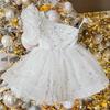 Vestido Transfronterizo Europeo y Americano para Niñas Vestido de Princesa 2026 Nuevo Modelo Aliexpress Vestido Tutú de Lentejuelas para Primer Cumpleaños de Niñas