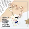 Portatarjetas Antiperdido de Dibujos Animados Lanyard para Insignia de Estudiante Portatarjetas de Campus Portatarjetas de Agua Portatarjetas de Identificación para Hombres y Mujeres Cubierta Protectora Comercio Exterior