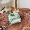 Tela de Envoltura Furoshiki para Cajas de Dulces de Compromiso y Boda, Recuerdos, Mesa de Dulces de Boda al Aire Libre, Tela de Envoltura para Cajas de Dulces