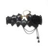 Acessórios Transfronteiriços Halloween Renda com Franjas em Camadas Gótico Lolita Vintage Gargantilha Corrente para Pescoço