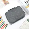 Bolsa de armazenamento portátil multifuncional de grande capacidade com 72 compartimentos para uso transfronteiriço, para estudantes e estudantes de arte armazenarem lápis de cor, pincéis e material de papelaria