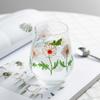 Taza de agua de vidrio impresa con celebridades de Internet coreanas, taza de café, taza de agua con gas, taza de bebida para el hogar, taza de jugo de leche